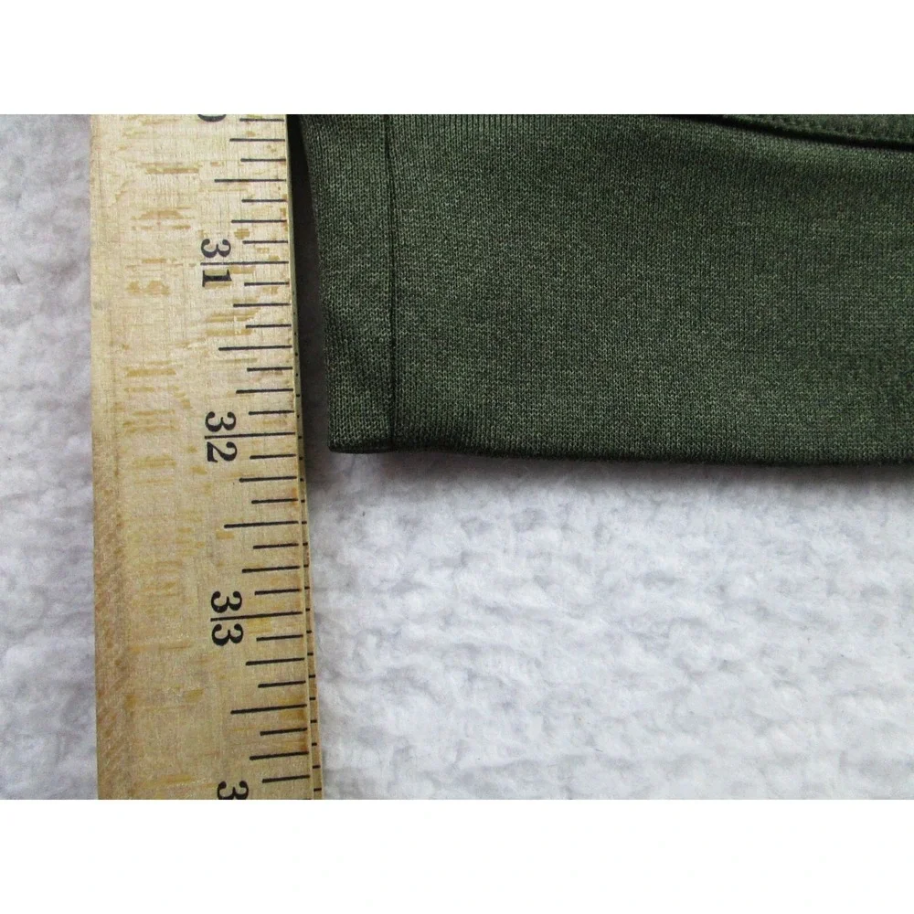 Hylete Jogger Pants Mens Size XXL Green Zip Pocket Drawstring Tapered Active Gym
